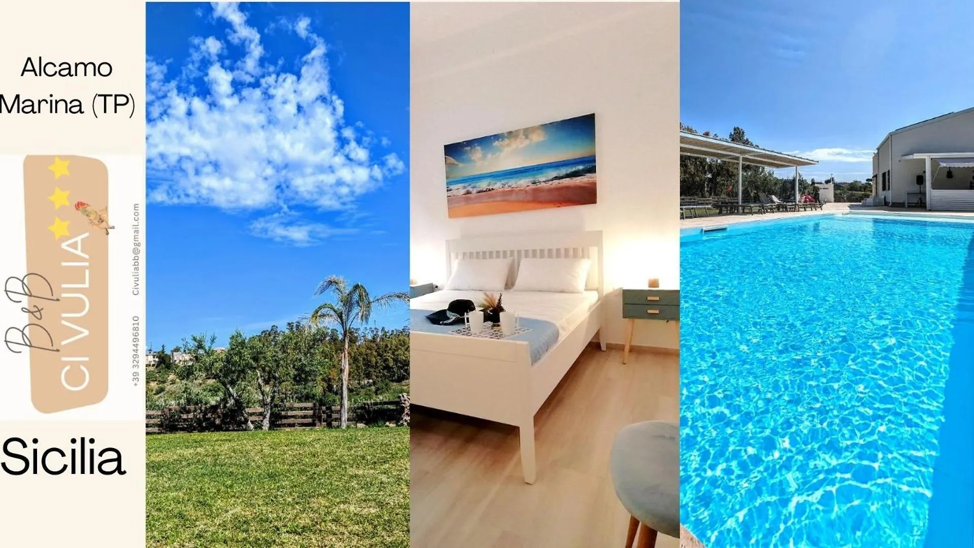 Ci Vulia B&B - Sicilia Sea, Pool, Bbq, Tv, Wi-Fi Alcamo Marina 0*,