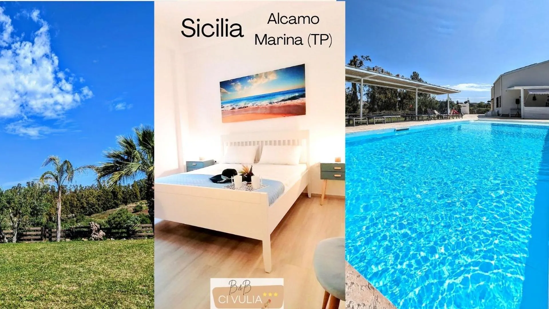 Ci Vulia B&B - Sicilia Sea, Pool, Bbq, Tv, Wi-Fi Alcamo Marina Bed & Breakfast